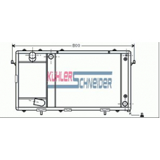 2704701 KUHLER SCHNEIDER Радиатор, охлаждение двигател