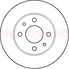 561582B BENDIX Тормозной диск