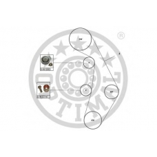 SK-1640 OPTIMAL Комплект ремня грм