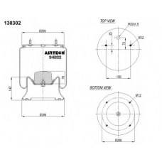 34022  K Airtech Кожух пневматической рессоры