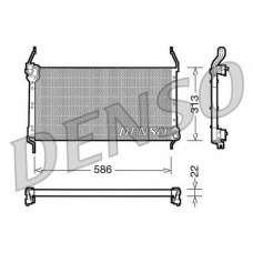 DCN09013 DENSO Конденсатор, кондиционер