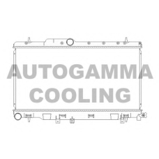 104187 AUTOGAMMA Радиатор, охлаждение двигателя