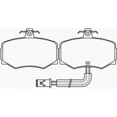 P 36 005 BREMBO Комплект тормозных колодок, дисковый тормоз