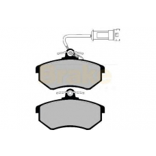 PA870 BRAKE ENGINEERING Комплект тормозных колодок, дисковый тормоз