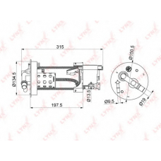 LF1067M LYNX Lf-1067m фильтр топливный погружной honda civic(fd) 1.8 06]