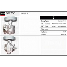 DSP756 DELCO REMY Гидравлический насос, рулевое управление