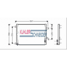 2121501 KUHLER SCHNEIDER Конденсатор, кондиционер