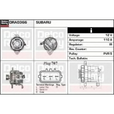 DRA0366 DELCO REMY Генератор