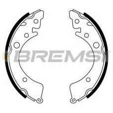 GF0702 BREMSI Комплект тормозных колодок