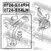 0724-SX4RH FEBEST Рычаг независимой подвески колеса, подвеска колеса