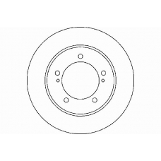 MDC1591 MINTEX Тормозной диск