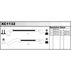 XC1132 QUINTON HAZELL Комплект проводов зажигания