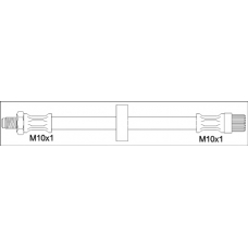 G1901.44 WOKING Тормозной шланг