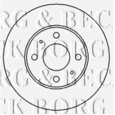BBD4336 BORG & BECK Тормозной диск