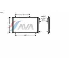 PE5257 AVA Конденсатор, кондиционер