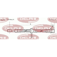 LH0288 DELPHI Тормозной шланг