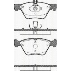 8110 23014 TRISCAN Комплект тормозных колодок, дисковый тормоз