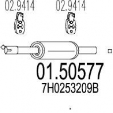 01.50577 MTS Средний глушитель выхлопных газов
