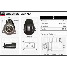 DRS3450 DELCO REMY Стартер