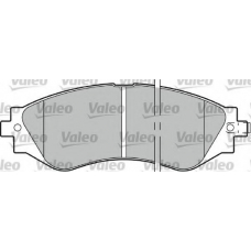 598361 VALEO Комплект тормозных колодок, дисковый тормоз