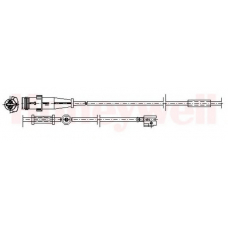 581385 BENDIX Сигнализатор, износ тормозных колодок