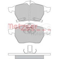 1170098 METZGER Комплект тормозных колодок, дисковый тормоз