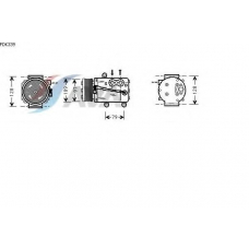 FDK339 AVA Компрессор, кондиционер