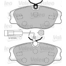 598985 VALEO Комплект тормозных колодок, дисковый тормоз