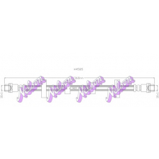 H4585 Brovex-Nelson Тормозной шланг