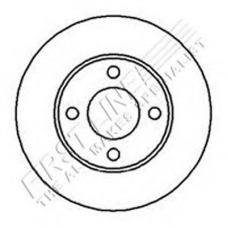 FBD111 FIRST LINE Тормозной диск