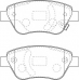 FD7263A NECTO Комплект тормозных колодок, дисковый тормоз