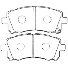 PN-7390 JNBK Колодки тормозные