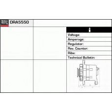 DRA5550 DELCO REMY Генератор