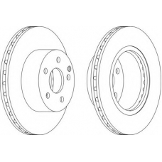 DDF1688-1 FERODO Тормозной диск