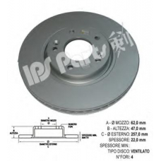 IBT-1H18 IPS Parts Тормозной диск