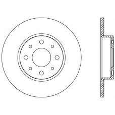 BDA2564.10 OPEN PARTS Тормозной диск