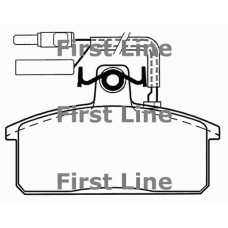 FBP1030 FIRST LINE Комплект тормозных колодок, дисковый тормоз