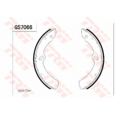 GS7270 TRW Комплект тормозных колодок