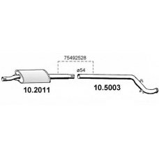 10.2011 ASSO Предглушитель выхлопных газов