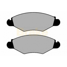 PA1278 BRAKE ENGINEERING Комплект тормозных колодок, дисковый тормоз