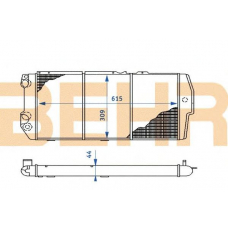 2110221 BEHR Radiator