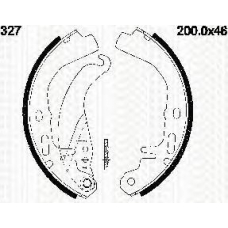 8100 24327 TRIDON Brake shoes