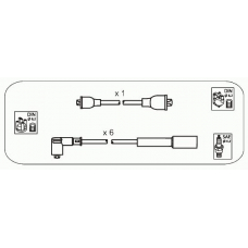 JP360 JANMOR Комплект проводов зажигания