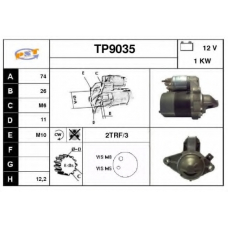 TP9035 SNRA Стартер