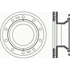 DSX1082.20 ROADHOUSE Тормозной диск