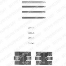 LX0029 DELPHI Комплектующие, колодки дискового тормоза