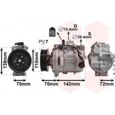 0300K381 VAN WEZEL Компрессор, кондиционер