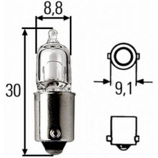 8GH 002 473-151 HELLA Лампа накаливания, фара заднего хода; лампа накали