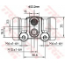 BWH302 TRW Колесный тормозной цилиндр