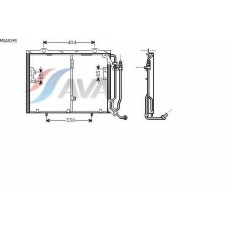 MSA5245 AVA Конденсатор, кондиционер